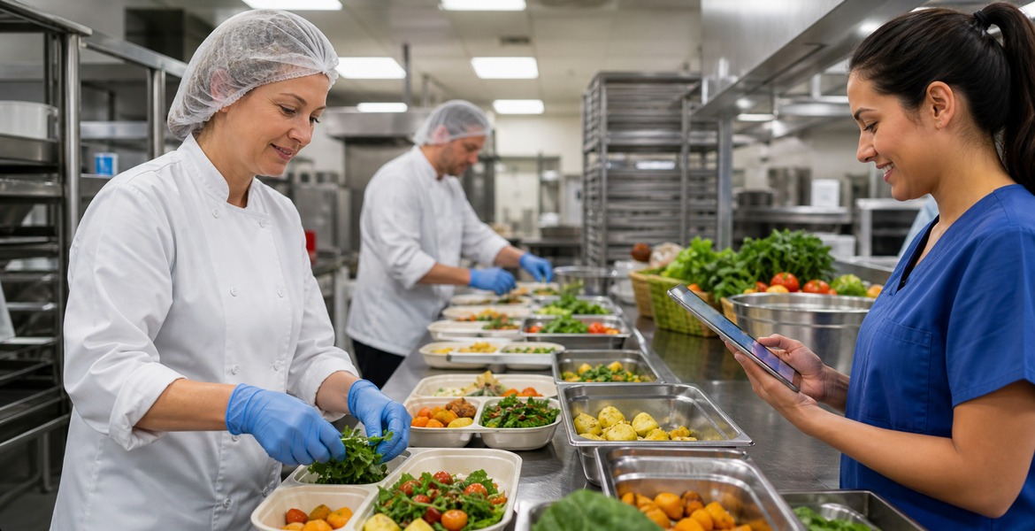 Hospital kitchens test lower-waste menus without reducing choice